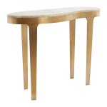 Konsoollaud marmorist pealispinnaga pronks/tapeetpruun 40x110 cm Giulio - Light & Living