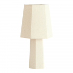 Kreemikas laualamp tekstiilist varjuga (k&otilde;rgus 50 cm) Musabo - Light & Living