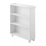 Valge metallist mobiilne riiul 59x70x16 cm Tower - YAMAZAKI