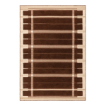 Pruun/beež k&auml;sitsi kootud villavaip 120x170 cm - Asiatic Carpets