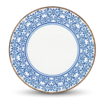 Valge/sinine portselantaldrik &oslash; 25 cm Azul - BonBistro