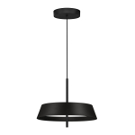 Matt must alumiiniumist LED-rippvalgusti, h&auml;mardatav, &oslash; 45 cm Velio - Nova Luce