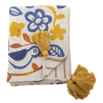 Taaskasutatud puuvillast tekk 130x160 cm Figuria - Bloomingville