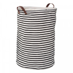 Černo-b&iacute;l&yacute; pruhovan&yacute; ko&scaron; na pr&aacute;dlo Premier Housewares Stripe, 69 l