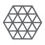 Hall silikoonist kuuma poti matt Kolmnurgad - Zone