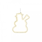 Riputatav LED-dekoratsioon Lumiwall Snowman, k&otilde;rgus 50 cm - Star Trading