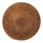 Pruun rotangist lauaplaat, &oslash; 36 cm - Tiseco Home Studio
