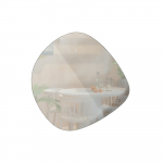 Musta raamiga peegel , 59 x 60 cm Philou - WOOOD