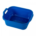 Tumesinine kahe k&auml;epidemega plastmassist lavor , 39 x 32 x 14 cm - Addis