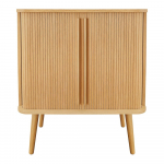K&otilde;rge l&uuml;kandustega tammedekooriga kummut 83x95 cm Rove &ndash; Woodman