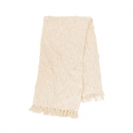 Kreemikas puuvillane voodipeitkate kaheinimesevoodile 250x260 cm Sahara - Tiseco Home Studio