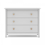 Valge madal lastekapp m&auml;nnipuidust 100x80 cm Max - Marckeric