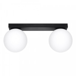 Must laevalgusti klaasist lambivarjundiga &oslash; 12 cm Umerta - Sollux