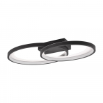 Must-valge LED laevalgusti 30x57 cm Malaga - Reality