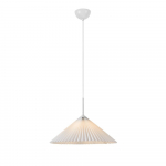 Valge rippvalgusti &oslash; 50 cm Plisado - Marksl&ouml;jd