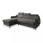 Tumehall sametist nurgadiivan (vasak nurk) Sweet Harmony - Miuform