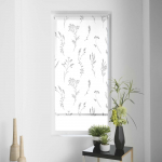 Valge tekstiilist ruloo 90x180 cm Forelista - douceur d'int&eacute;rieur