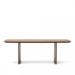 Pruun s&ouml;&ouml;gilaud p&auml;hklipuu dekooriga 100x240 cm Litto - Kave Home