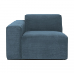 Sinine velvetist diivanimoodul (vasak nurk) Sting - Scandic