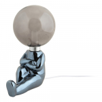 Hall dimmerdatav LED lauavalgusti klaasist varjuga (k&otilde;rgus 22,5 cm) Joey - Leitmotiv