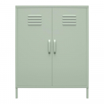 Roheline metallist kapp 40x102x80 cm Mission District - St&oslash;raa