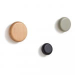 Seinale kinnitatavad puidust konksud 3tk komplektis Nadue - Kave Home