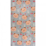 Hall-pruun pestav laste vaip 60x100 cm Cute Teddies - Vitaus