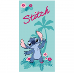 T&uuml;rkiissinine mikrokiust laste vannir&auml;tik 70x140 cm Lilo and Stitch "Hawaii" - Jerry Fabrics