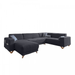Must panipaigaga nurgadiivanvoodi (vasak nurk/"U" kujuline) Classy Sophie &ndash; Miuform