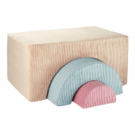 Helepruun velvetist-vahtplastist m&auml;nguv&auml;ljak Rainbow - Wigiwama