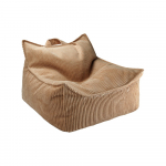 Pruun velvetist laste kott-tool Chair - Wigiwama