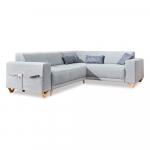 Helesinine lahtik&auml;iv/panipaigaga nurgadiivan (parem nurk/L-kujuline) Classy Sophie &ndash; Miuform