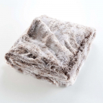 Pruun kunstkarusnahast tekk 180x220 cm Antartic - douceur d'int&eacute;rieur