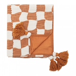 Pruun/beež puuvillane tekk 130x150 cm Chola - Bloomingville