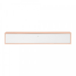 Valge/heleroosa TV-alus 133x22x32,5 cm Mistral - Hammel Furniture