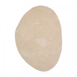 Kreem k&auml;sitsi kootud villane vaip 160x230 cm Domm - Kave Home