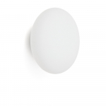 Valge/h&otilde;bedane seinalamp &oslash; 26 cm Bamila - Kave Home