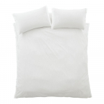 Helehall 3-osaline perkal-puuvillane voodipesu 200x200 cm Seersucker Woven Stripe - Bianca