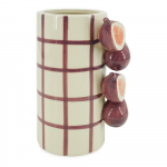 Lilla/kreemikas keraamiline vaas (k&otilde;rgus 21 cm) Havor - Yes Everyday