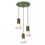 Roheline metallist ripplamp &oslash; 30 cm Niru - Sollux