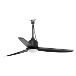 Matt must metallist LED-laevalgusti, h&auml;mardatav Blowy - Nova Luce