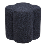 Tumesinine boucl&eacute; kangast taburet Durban - House Nordic