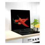 Klaasist seinakate pliidi &auml;&auml;rde, 50 x 56 cm Hot Peperoni - Wenko