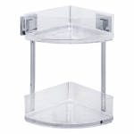 Vacuum-Loc isekandev kahekorruseline nurgariiul, 19,5 x 28 cm - Wenko