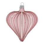 Klaasist kuuseehted, 3tk komplektis Heart - Ego Dekor