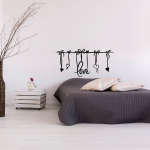 Valge kleebis Love Headboard - Ambiance