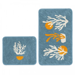 Sinised vannitoamatid 2tk komplektis 60x100 cm &ndash; Mila Home