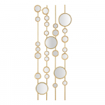 Metallist seinakaunistus 35.5x90 cm Small Mirros - Mauro Ferretti