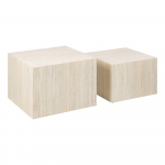 2 kohvilauda komplektis 58x58 cm Dice - Actona