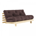 Pruun diivanvoodi 160 cm Roots - Karup Design